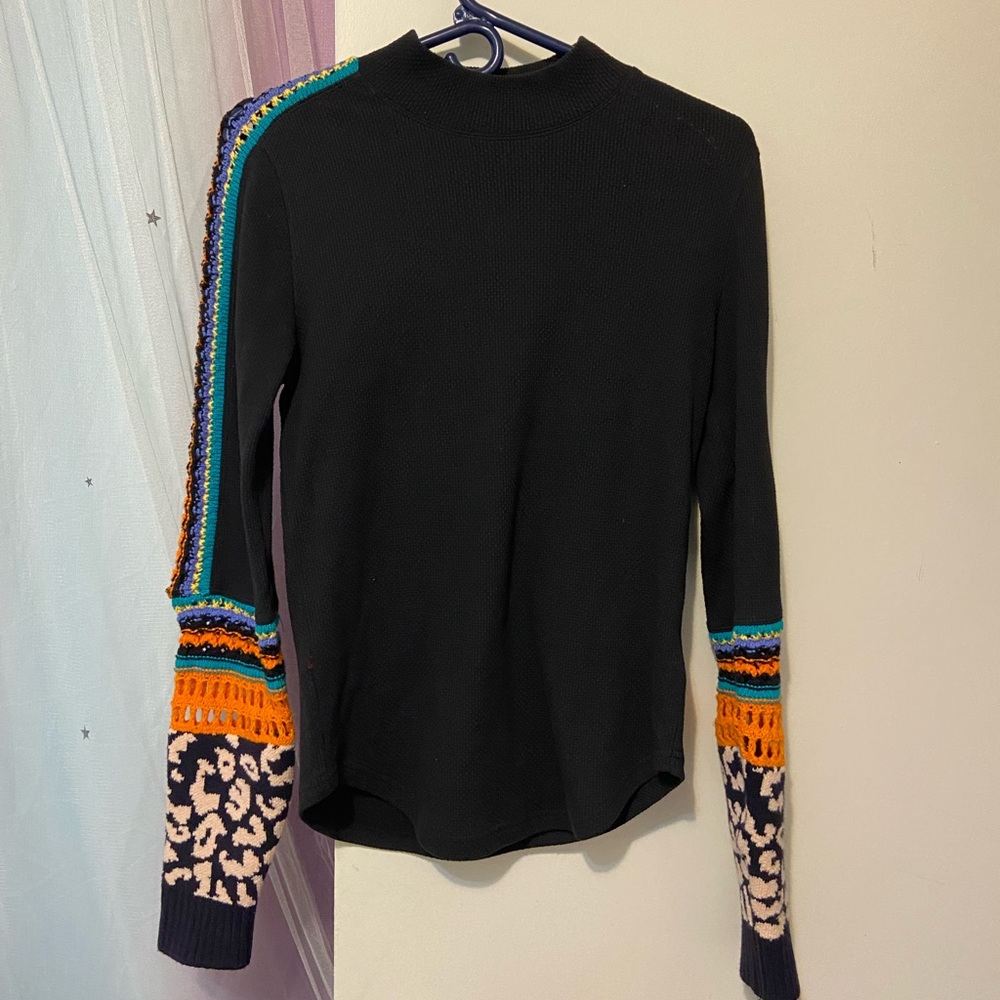 Free people switch it up thermal top large fits medium
